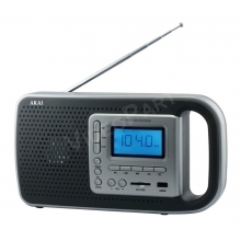 AKAI PR005A-420B rádió - AC/DC - USB - Bluetooth - PLL - SD kártya - fülhallgató kimenet - LCD - 50 állomás tárolás